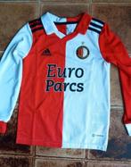 Feyenoord shirt thuis, maat 128, lange mouw, Adidas, Verzenden, Jongen of Meisje, Zo goed als nieuw