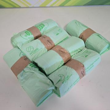 6 rollen Composteerbare afvalzakken | groen +/- 50 liter beschikbaar voor biedingen
