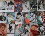 18X ANSICHTKAARTEN CONNY FROBOESS ONGELOPEN peter kraus, Verzenden, 1940 tot 1960, Ongelopen, Sterren en Beroemdheden