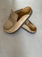 Sascha leren slippers maat 42 Nieuw, Slippers, Beige, Nieuw, Sascha