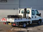Iveco Daily 50C17 3,0L Automaat 170PK HIAB 017T-2 DC Open la, Automaat, Euro 5, Stof, Gebruikt