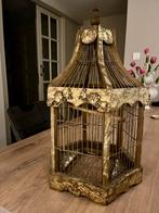 Ouderwets vogelkooi, Ophalen of Verzenden, Zo goed als nieuw, Riet