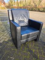 Leren fauteuil, Gebruikt, Minder dan 75 cm, Leer, Ophalen of Verzenden