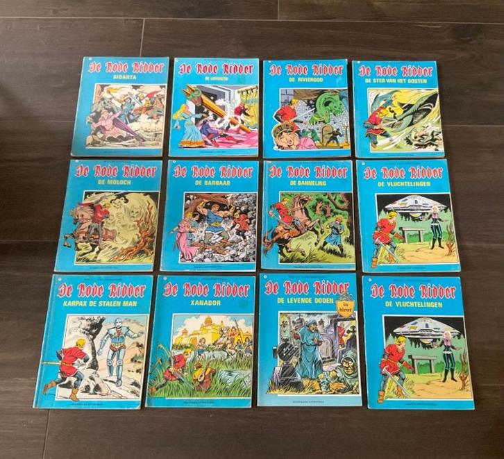 de rode ridder 12 stuks in 1 koop 1e drukken goede staat, Boeken, Stripboeken, Gelezen, Meerdere stripboeken, Ophalen of Verzenden
