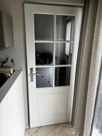 Massief houten op dek deur, Doe-het-zelf en Verbouw, Deuren en Horren, Ophalen, Zo goed als nieuw, Binnendeur, 200 tot 215 cm