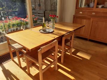vintage design 4 Trybo stoelen en Fureka tafel Edvin Helseth beschikbaar voor biedingen