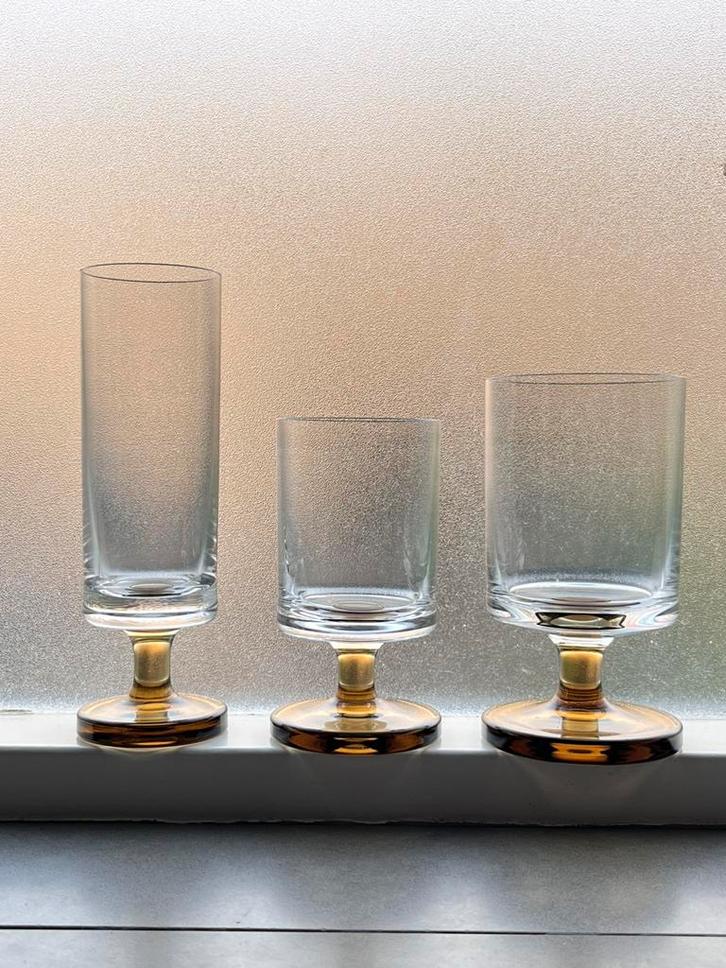 6+6+6 vintage Rosenthal Georg Jensen kristal jaren’60-‘70, Antiek en Kunst, Antiek | Glas en Kristal, Ophalen
