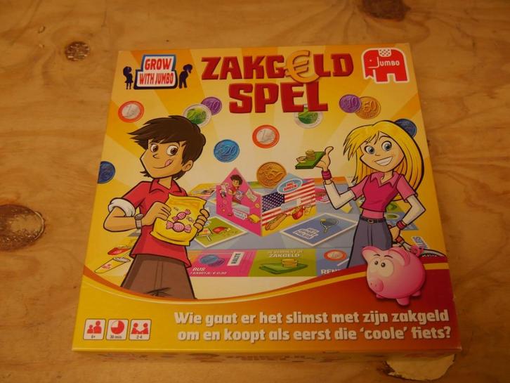 zakgeldspel, Hobby en Vrije tijd, Gezelschapsspellen | Bordspellen, Zo goed als nieuw, Drie of vier spelers, Ophalen of Verzenden