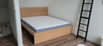 Malm Ikea 2 persoonsbed | Inclusief matras, Huis en Inrichting, Slaapkamer | Bedden, Zo goed als nieuw, Ophalen