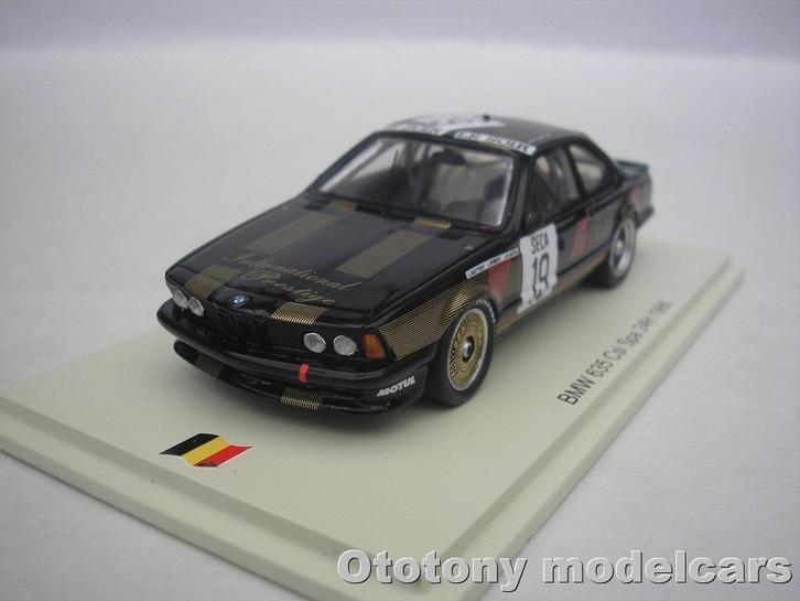 Bmw 635 CSI #19 24h Spa 1986 L. Guitteny 1/43 Spark, Hobby en Vrije tijd, Modelauto's | 1:43, Nieuw, Auto, Overige merken, Ophalen of Verzenden