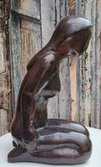 Mooi modern beeld vrouw bronskleur, Ophalen