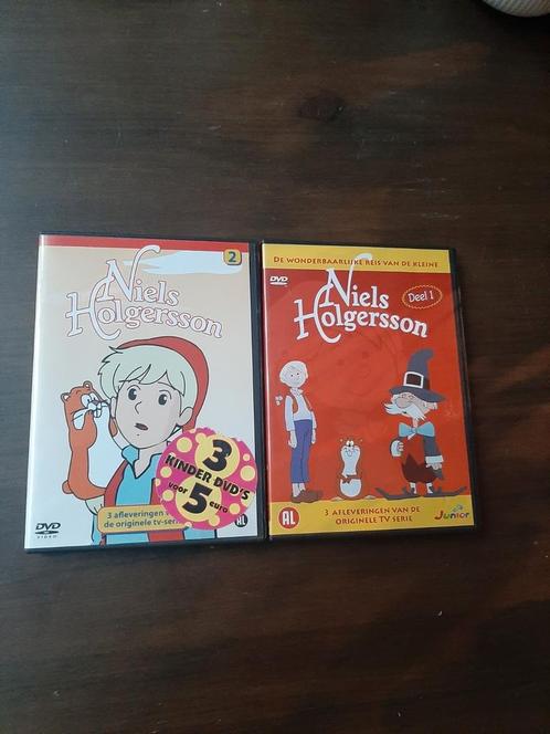 Niels Holgersson 1 en 2 op dvd., Cd's en Dvd's, Dvd's | Tekenfilms en Animatie, Gebruikt, Europees, Tekenfilm, Alle leeftijden