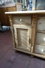 Grenen dressoir/apothekers kast, Ophalen, Gebruikt, 150 tot 200 cm, Grenenhout