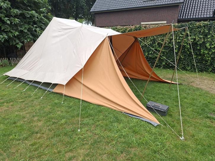 De waard (roerdomp) tent, Caravans en Kamperen, Tenten, tot en met 4, Gebruikt, Ophalen