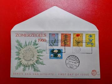 FDC Nederland Zomer 1960 stempel Rotterdam + Floriadestempel beschikbaar voor biedingen