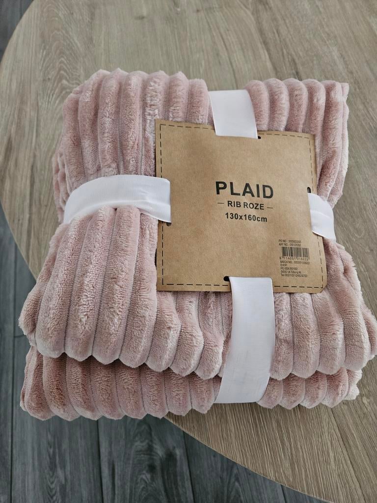 Roze Plaid - Nieuw!, Ophalen, Nieuw