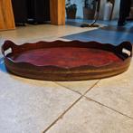 Antiek Dienblad met Koperen Banden, Huis en Inrichting, Woonaccessoires | Dienbladen, Ophalen