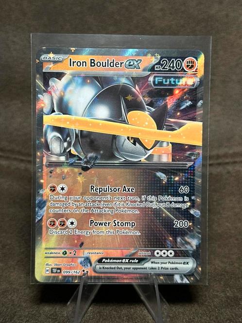 Iron Boulder Ex #99 099/162 (Pokemon Temporal Forces), Hobby en Vrije tijd, Verzamelkaartspellen | Pokémon, Zo goed als nieuw