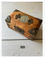 2 x chinese sieraden kist met Jade en Koper pr.p.stuk, Antiek en Kunst, Curiosa en Brocante, Ophalen of Verzenden