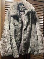 bontjas echt konijnenbont, Kleding | Dames, Jassen | Winter, Ophalen of Verzenden, Zo goed als nieuw, Maat 42/44 (L), Bruin