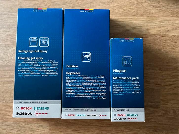 Reinigingsset voor Apparaten Siemens Bosch Gaggenau en Neff, Witgoed en Apparatuur, Onderdelen en Toebehoren, Nieuw, Ophalen of Verzenden
