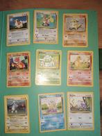 pokemon base kaarten 1995, Ophalen of Verzenden, Gebruikt, Meerdere kaarten