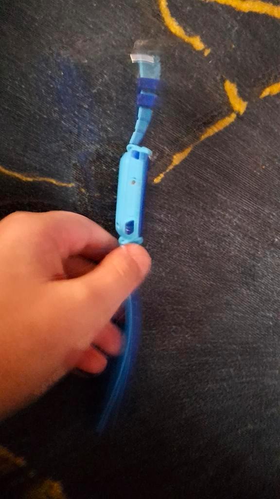 Kinderhorloge met GPS - Blauw, Sieraden, Tassen en Uiterlijk, Smartwatches, Gebruikt, Android, Blauw, Afstand, GPS, Stappen, Waterdicht