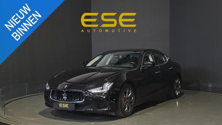 Maserati Ghibli 3.0 S Q4 | Camera | Memory | Leder | 409 PK, Auto's, Maserati, Bedrijf, Te koop, Ghibli, 4x4, ABS, Airbags, Airconditioning
