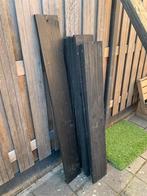 Douglas planken zwart - diverse maten, Doe-het-zelf en Verbouw, Hout en Planken, Geïmpregneerd, Minder dan 25 mm, Ophalen of Verzenden