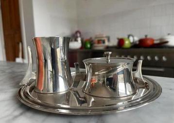 Melk en Suikerstel Douwe Egberts Verzilverd Vintage beschikbaar voor biedingen