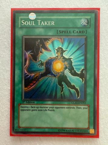 Soul Taker yugioh Secret Rare beschikbaar voor biedingen