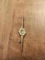 Broche met steentjes, Overige materialen, 4 tot 7 cm, Gebruikt, Overige kleuren