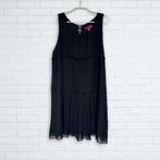 Ted Baker Jurk Maat 4 Zwart Mini Geplooid LBD, Tb, Verzenden, Zwart, Gedragen
