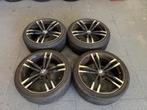 Set 18 Inch BMW Velgen 3-serie, 1-serie, E90,E91,E92,E87, Ophalen, 18 inch, Gebruikt, Velg(en)