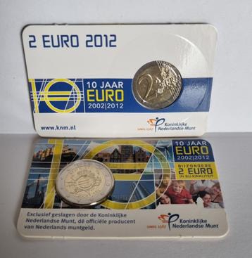 2 Euro Coincard 2012 - 10 jaar Euro - BU beschikbaar voor biedingen