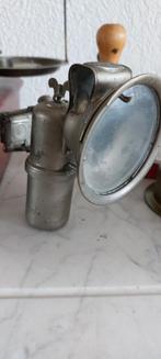 Herm Riemann's antieke carbid fietslamp, Antiek en Kunst, Antiek | Lampen, Ophalen of Verzenden