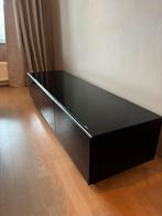 Zwart hoogglans TV meubel Just Racks 2,04 meter, Ophalen, Zo goed als nieuw, 25 tot 50 cm, Minder dan 100 cm