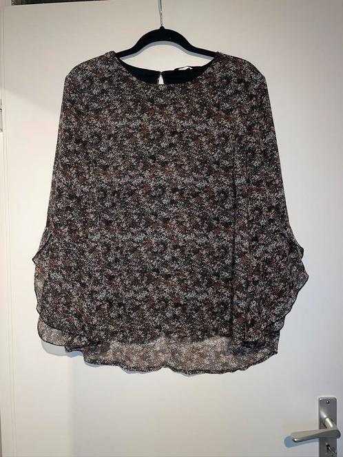 vero moda dames bruin blouse tuniek met flared mouwen mt XL, Kleding | Dames, Blouses en Tunieken, Zo goed als nieuw, Maat 46/48 (XL) of groter