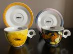 2 Lavazza kunst espresso kop en schotels, Huis en Inrichting, Keuken | Servies, Ophalen of Verzenden, Zo goed als nieuw, Overige stijlen