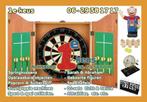 Dartbord verhuur, sportotheek, spelotheek incl dartmat, dart, Ophalen, Zo goed als nieuw, Overige