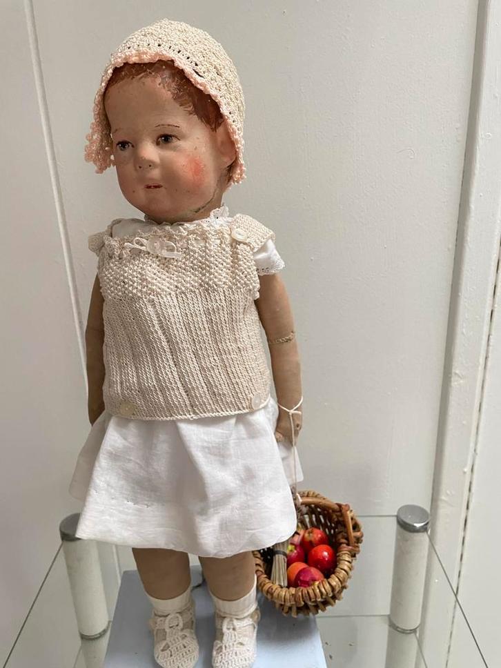 Kathe Kruse Pop 1940, 47cm, Kinderen en Baby's, Speelgoed | Poppen, Gebruikt, Babypop, Ophalen of Verzenden