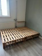 Pallets 70x100cm, Huis en Inrichting, Slaapkamer | Bedden, Ophalen, Wit, Tweepersoons, 140 cm