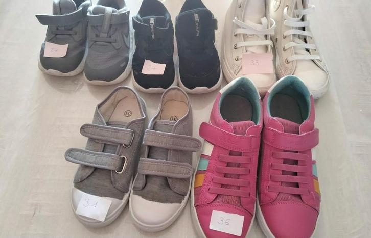 sneakers / sportschoenen geox / Converse all star etc, Kinderen en Baby's, Kinderkleding | Schoenen en Sokken, Zo goed als nieuw