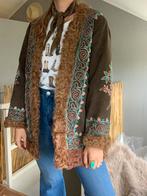 Afghaanse lammy coat S M bohemian embroidery jas, Maat 38/40 (M), -, Ophalen of Verzenden, Zo goed als nieuw