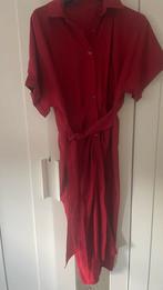 Rode Doorknoopjurk - Weinig Gedragen, Maat 42/44 (L), Ophalen of Verzenden, Zo goed als nieuw, Knielengte