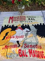 Moulin Rouge Zijden Sjaal - Vintage Stijl, Ophalen of Verzenden