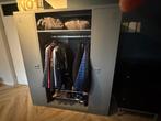 Te koop: Kwantum kledingkast - jongen / man  - grijs metaal, Huis en Inrichting, Kasten | Kledingkasten, Ophalen, 150 tot 200 cm