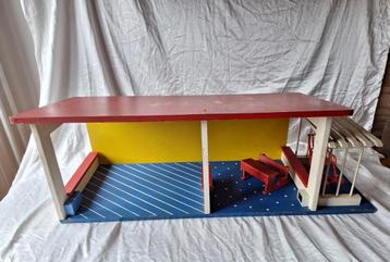 Retro Poppenhuis (jaren '50/'60) beschikbaar voor biedingen