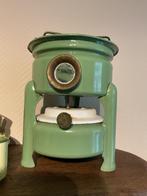 Petroleum stel - Oudgroen - brocante, Ophalen