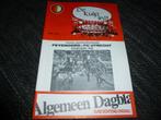 programma boekjes Feyenoord-fc Utrecht uit en thuis, Zo goed als nieuw, Feyenoord, Verzenden
